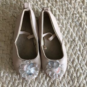 Zara jeweled shoes with strap // size 26